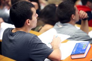 Cours d'anglais en amphi