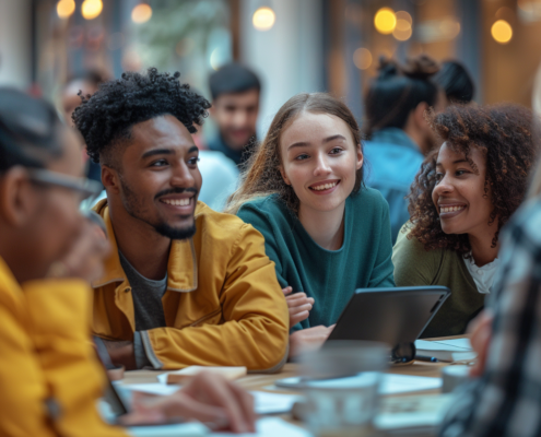 table ronde réseaux sociaux bien-être USMB Arthur Delaporte