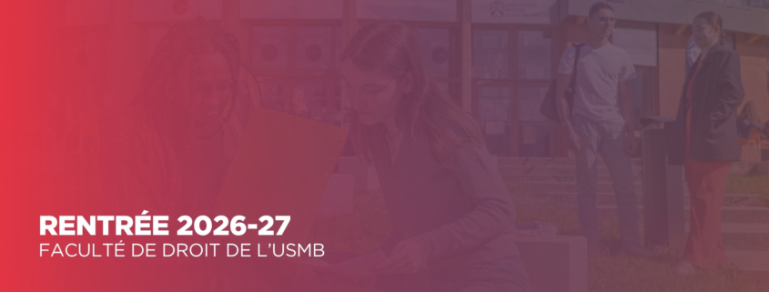 rentrée Faculté de droit USMB rentrée Faculté de droit USMB